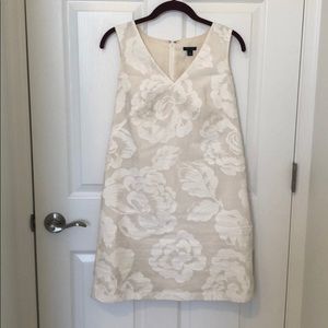White Floral Ann Taylor Dress